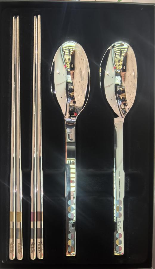 【云粉节】10楼菲仕乐  鎏金不锈钢筷勺套组   吊牌价398元  活动价199元 商品图3