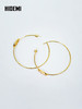 HIDEMI 大秀款限定logo系列镀金空hoop圈圈大耳环 商品缩略图4