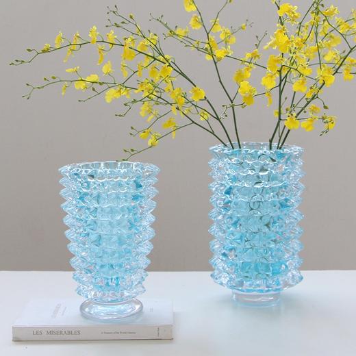 碧轩轻奢玻璃花瓶 创意艺术花器摆件插干花水培餐桌摆件批发ins风 商品图3