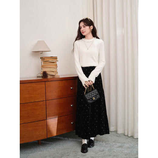 鹿向南【1217/20:00新品前1小时7折限量100件】杏色T恤 商品图1