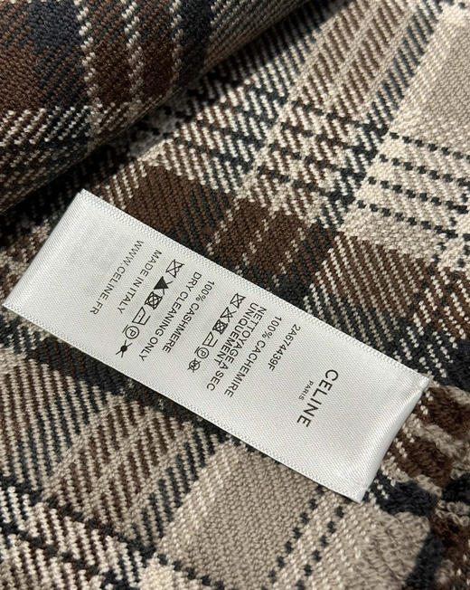 ce羊绒格子围巾 商品图4