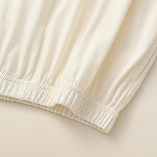 芬腾纯棉长袖情侣睡衣女士翻领开衫男士休闲宽松秋家居服开衫套装 商品图4