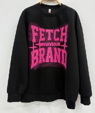 NC圆领印字母长袖卫衣50717（黑白）秋季253012060321 商品图0