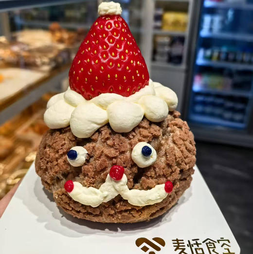 圣诞巧克力泡芙  巧克力奶油夹心 商品图0