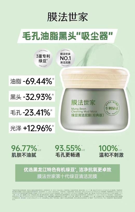 膜法世家绿豆泥浆面膜 商品图4