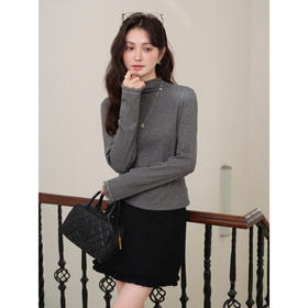 鹿向南【1212/20:00新品】花灰色T恤