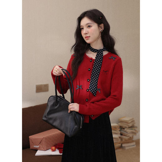 鹿向南【1217/20:00新品前1小时7折限量100件】紫色毛衣 商品图1