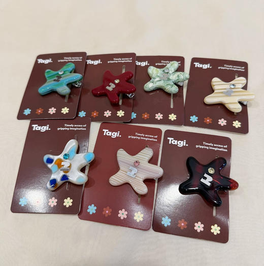 韩国订单Tagi.塔皮星发夹：七色星海 商品图10