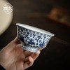 永乐缠枝莲小压手杯/青花陶瓷主人杯品茗杯中式水杯男女泡茶茶具 商品缩略图0