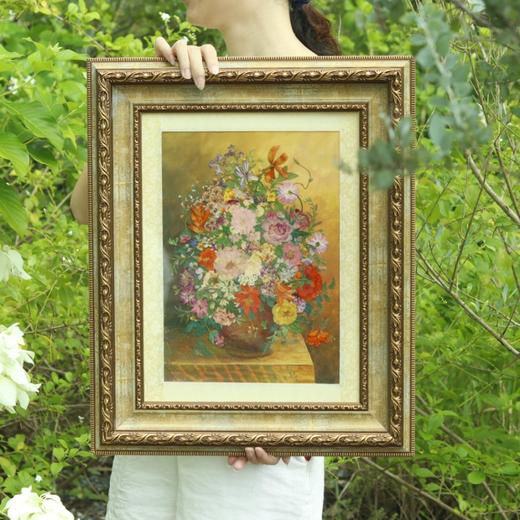 《暖瓶盛芳》押花画 商品图1