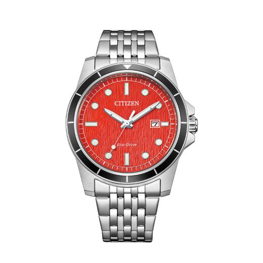 西铁城/CITIZEN光动能复古潮流钢带男表AW1819-56X 商品图1