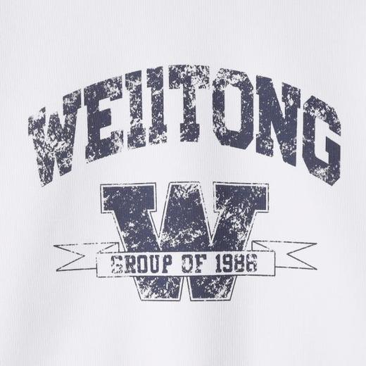 SDSA男士秋冬新款痞帅男装美式撞色字母数字印花圆领卫衣百搭宽松 商品图2