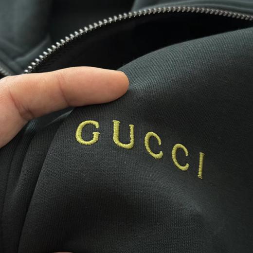 D121482新款半拉链立领款字母绣花休闲卫衣男款 商品图7