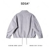 SDSA男士秋冬新款痞帅男装高级感羽绒服纯色百搭时尚翻领保暖外套 商品缩略图4