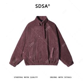 J700SDSA男士秋冬新款痞帅男装韩版简约条纹梭织外套夹克立领百搭宽松