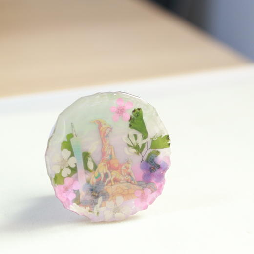 五羊押花手机气囊支架 商品图3