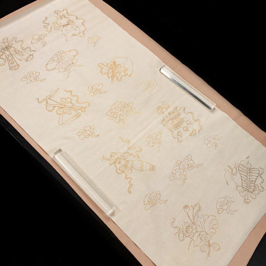 70年代手绘“澄心堂描金纸”（一卷10张） 商品图3