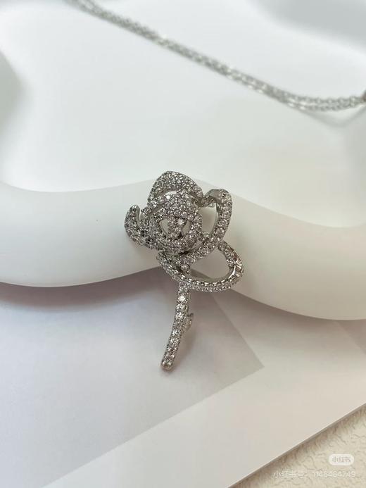 HEFANG 这枚胸针，仙女们都值得拥有！ 雅致点缀穿搭的闪闪玫瑰胸针✨ 商品图4