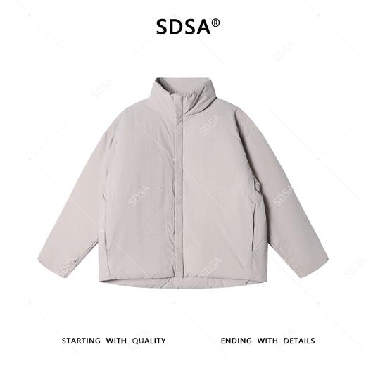 SDSA男士秋冬新款痞帅男装简约宽松立领羽绒服百搭舒适外套时尚 商品图0