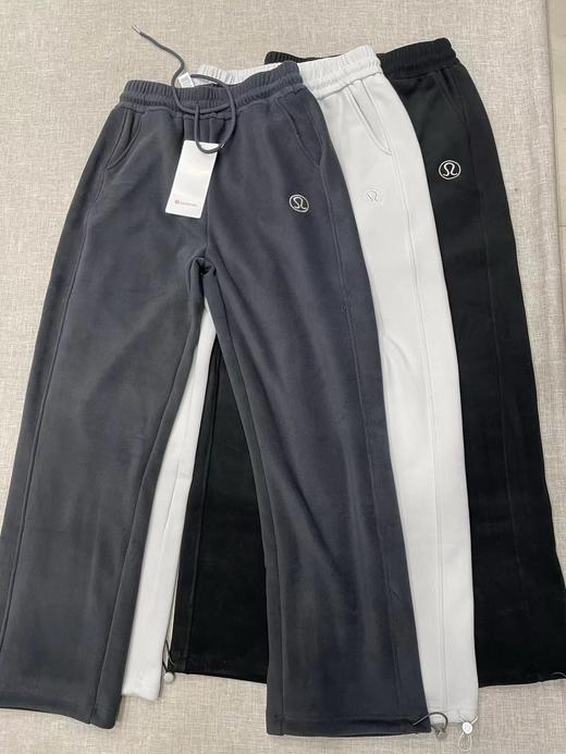 D121461加绒休闲卫裤松紧腰脚口设计收口显瘦大长腿女款长裤 商品图1