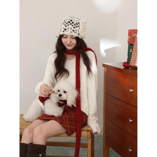 鹿向南【1217/20:00新品前1小时7折限量100件】杏色毛衣 商品图4