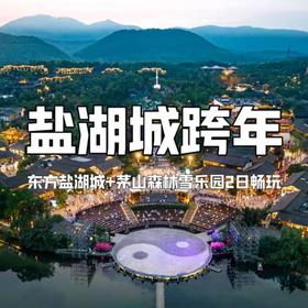 【亲子营】无敌性价比 | 东方盐湖城2日，仙侠NPC沉浸式跨年，2万㎡雪场畅玩，住5钻涵田湖景房，最嗨跨年新玩法！