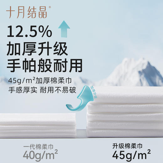 【新客专享】婴儿嘟嘟棉柔巾便携装干湿两用100%棉 商品图5