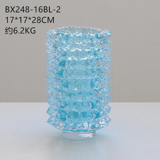 碧轩轻奢玻璃花瓶 创意艺术花器摆件插干花水培餐桌摆件批发ins风 商品图5