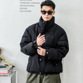 徐太浪【辑行设计 休闲风】立领羽绒服男冬季厚款大码防寒服外套