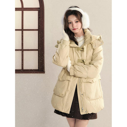 鹿向南【1217/20:00新品前1小时7折限量100件】黄色羽绒服 商品图4
