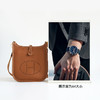 【98新】Hermes爱马仕H069426CCCI金棕金扣TC皮mini Evelyne伊芙琳单肩斜挎包女士 111225AK08 商品缩略图10
