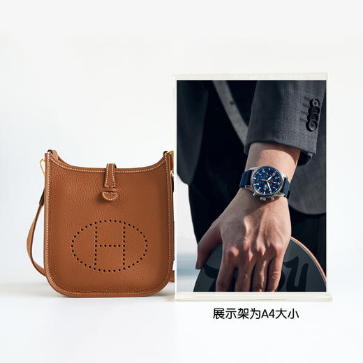 【98新】Hermes爱马仕H069426CCCI金棕金扣TC皮mini Evelyne伊芙琳单肩斜挎包女士 111225AK08 商品图10