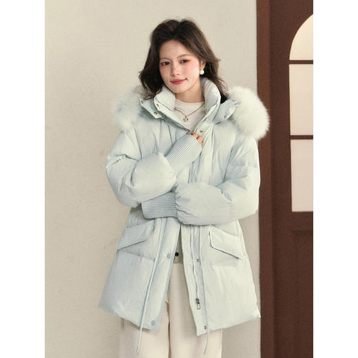 鹿向南【1217/20:00新品前1小时7折限量100件】蓝色羽绒服 商品图3