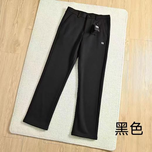 D121406秋冬男士加绒加厚含绵羊毛四面弹西裤 商品图4