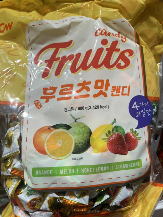 青佑综合多味水果硬糖900g 商品图0