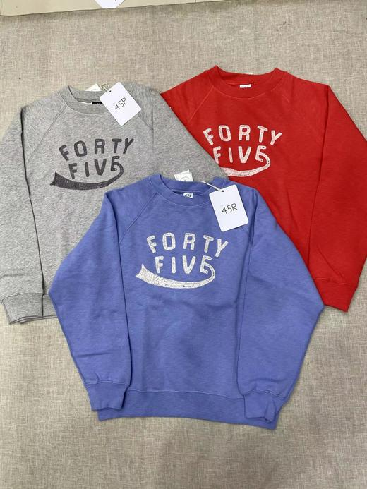 D121416多色入加绒感圆领插肩袖908版卫衣 商品图3