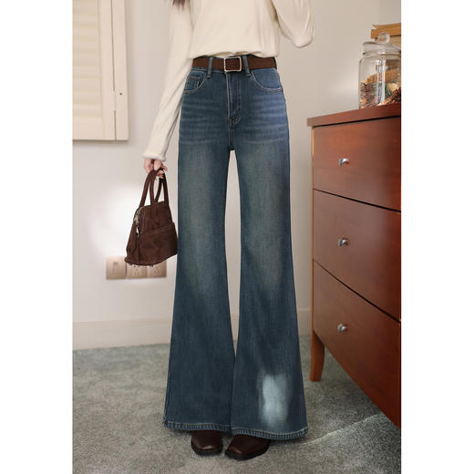 鹿向南【1217/20:00新品前1小时7折限量100件】蓝色牛仔裤 商品图1