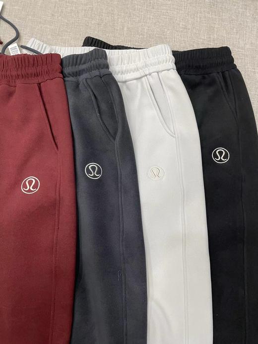 D121461加绒休闲卫裤松紧腰脚口设计收口显瘦大长腿女款长裤 商品图3