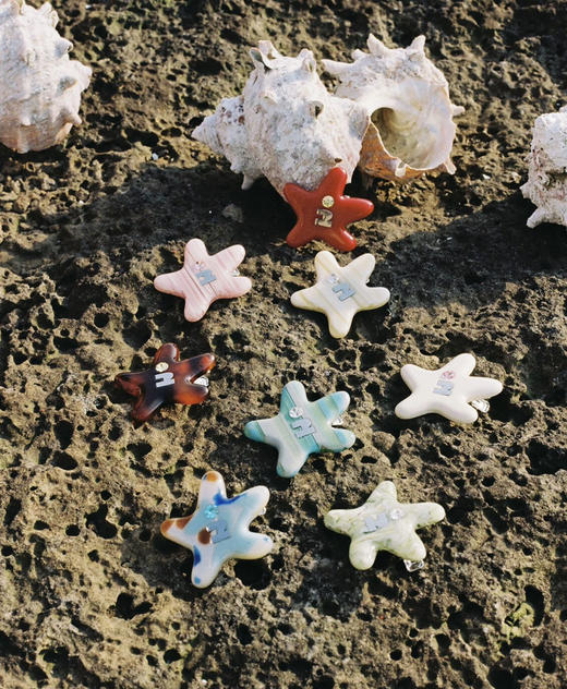 韩国订单Tagi.塔皮星发夹：七色星海 商品图0