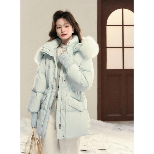 鹿向南【1217/20:00新品前1小时7折限量100件】蓝色羽绒服 商品图1