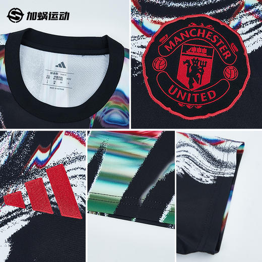 SFS阿迪达斯Adidas25/26曼联赛前训练服短袖足球服男子KA6419 商品图2