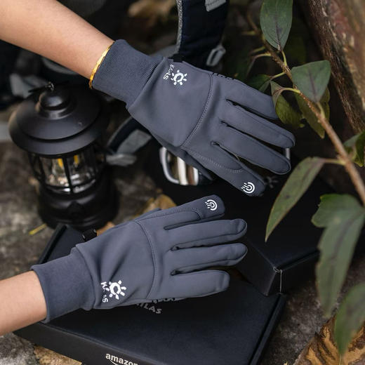 原单正品，出亚马逊订单，售价68欧元！凯乐石秋冬最新款极地专业系列全功能防水防风保暖触屏情侣款手套
颜色，黑色，灰色
尺码：男款，女款
材质：进口SBR潜水布 商品图14