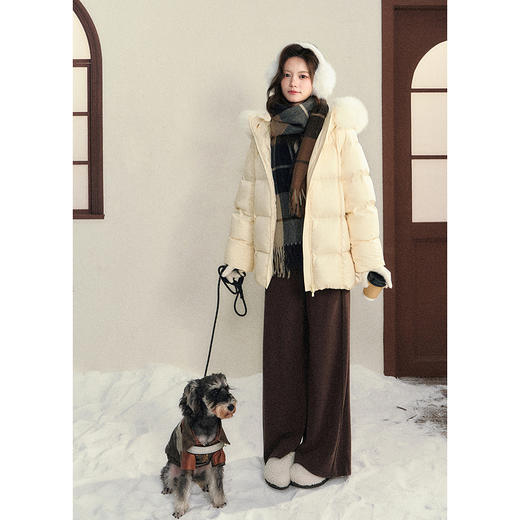 鹿向南【1217/20:00新品前1小时7折限量100件】嫩黄色羽绒服 商品图3