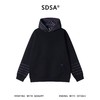 SDSA男士秋冬新款痞帅男装简约时尚撞色拼接连帽卫衣百搭宽松上衣 商品缩略图0