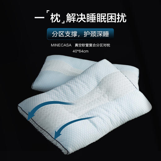 寐MINE 真空软管复合分区对枕【7F童床】[25.12.19-29][广百北京路店]【F】 商品图0