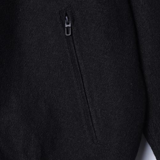 SDSA男士秋冬新款痞帅男装高街纯色拉链连帽羽绒服外套百搭宽松 商品图2