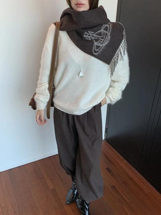 一店z 预售!【岛精无缝一体工艺】一件很舒服的拉毛羊绒羊毛衫！无缝一体软糯圆领毛衣打底（一周后发货） 商品图11