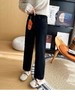 D121472巨显瘦四面弹直筒牛仔裤女秋冬厚宽松保暖阔腿裤 商品缩略图9
