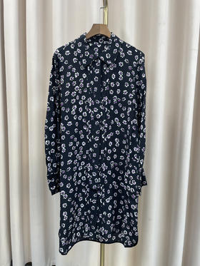 「断码清仓」法式小雏菊碎花桑蚕丝连衣裙  ZFYY162