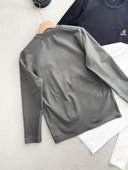 D121475长袖t恤男士户外运动跑步健身圆领休闲加绒打底卫衣 商品图14